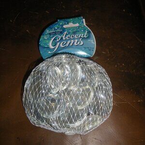 Glass Gems Dome Vase Filler Decorative Beads Marble Pebbles Stones Craft Decor